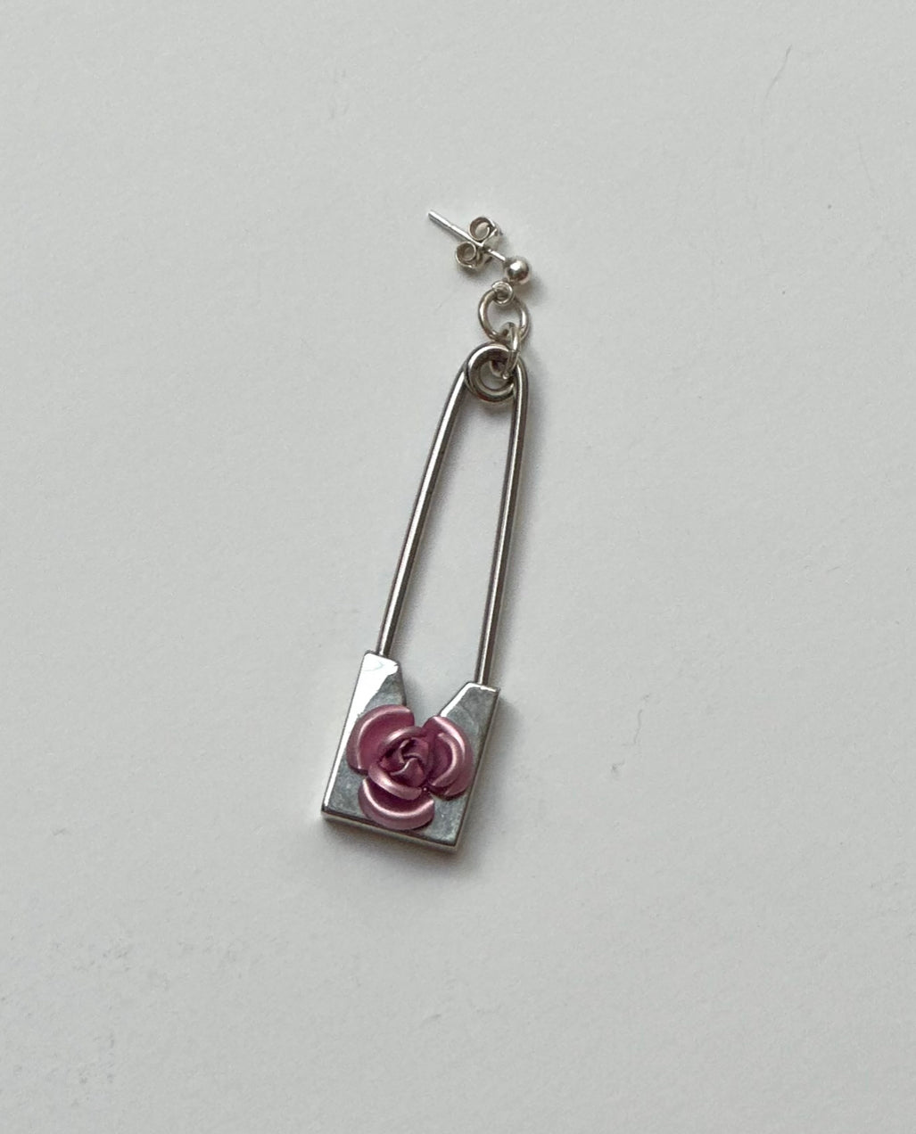 Metallic Rose (Single earring)