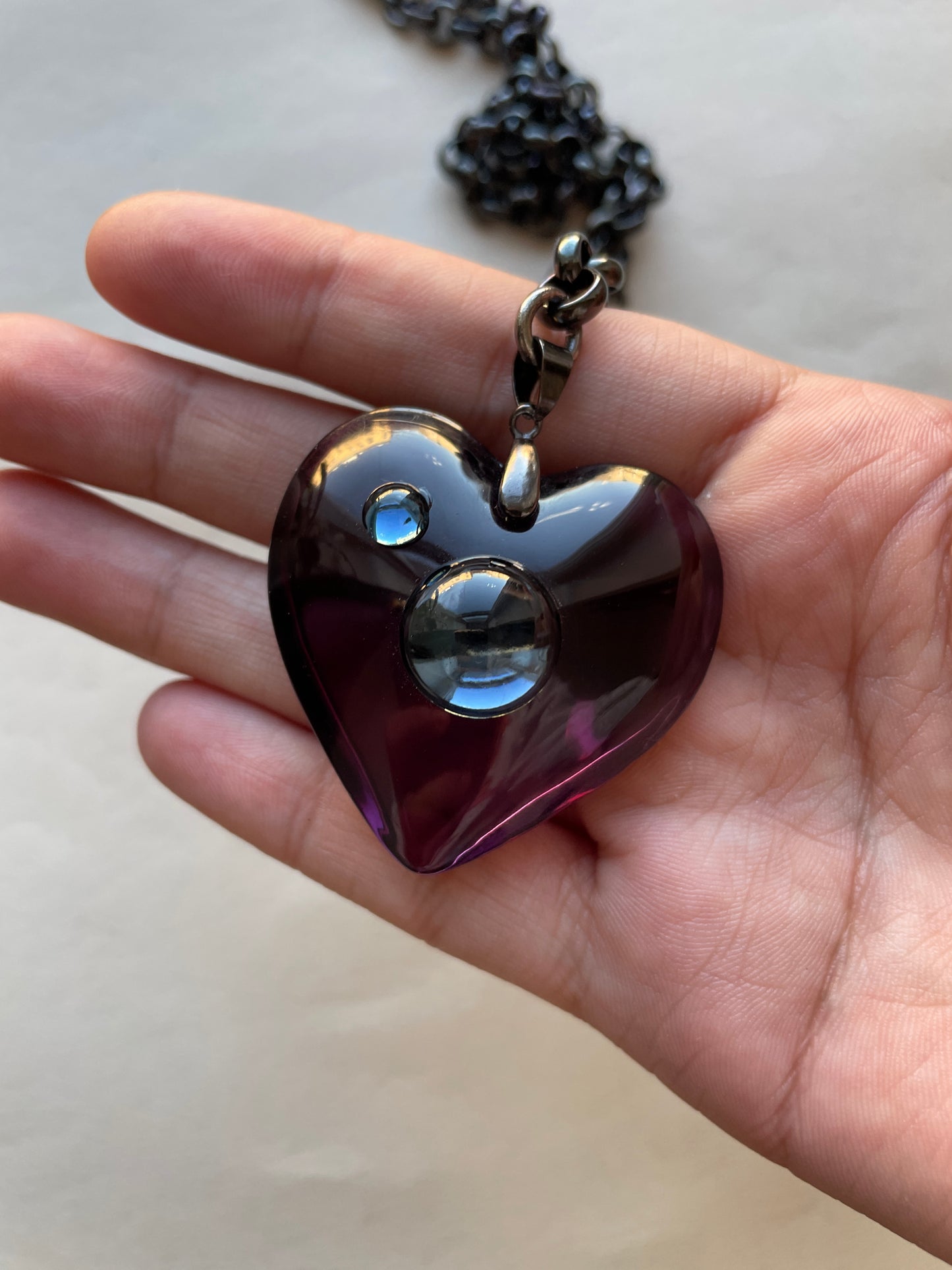 Dark Heart Necklace