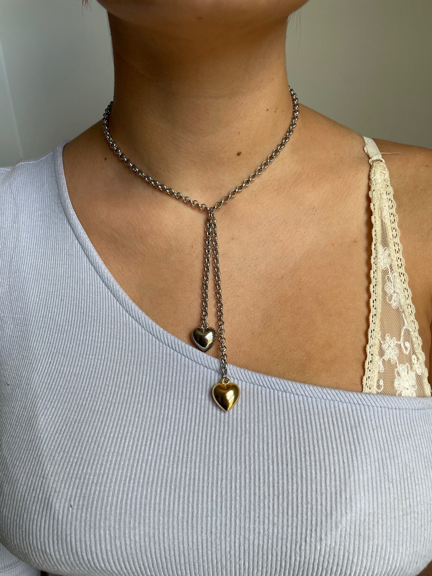 Mini Double Love Necklace